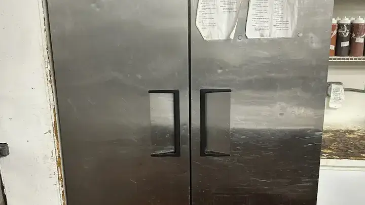 Two-door commercial reach-in cooler